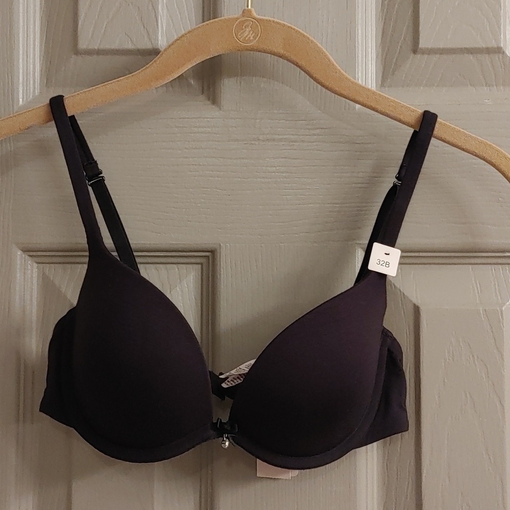 NWT La Senza Perfectly Me Black Demi Bra 32B